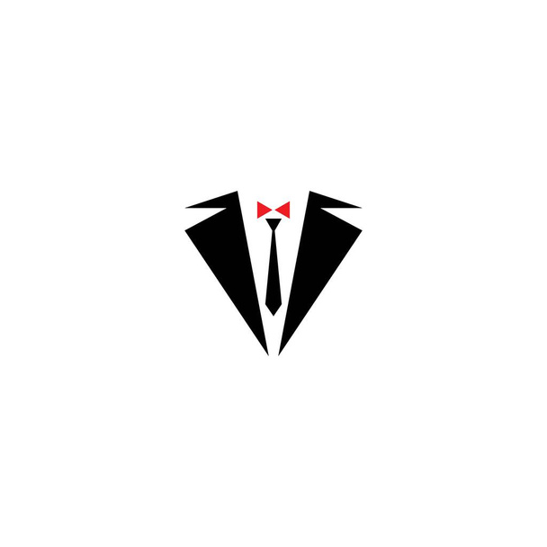 Tuxedo logotipo modelo vetor ícone ilustração design  - Vetor, Imagem