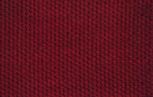 Red fabric texture. Textile background. The background is suitable for design and 3D graphics - Foto, afbeelding