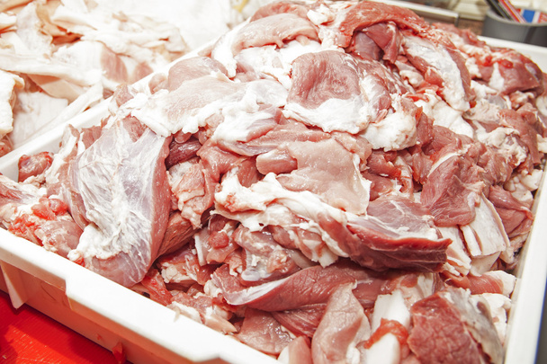 Laboratório de carne de porco
 - Foto, Imagem