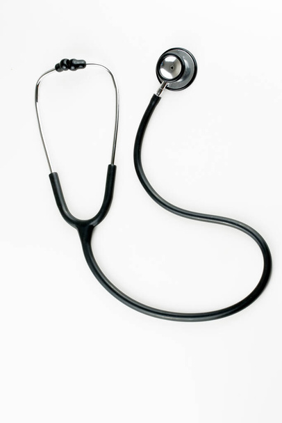 Stethoscope and red heart. Heart Check. Concept healthcare. - Photo, Image