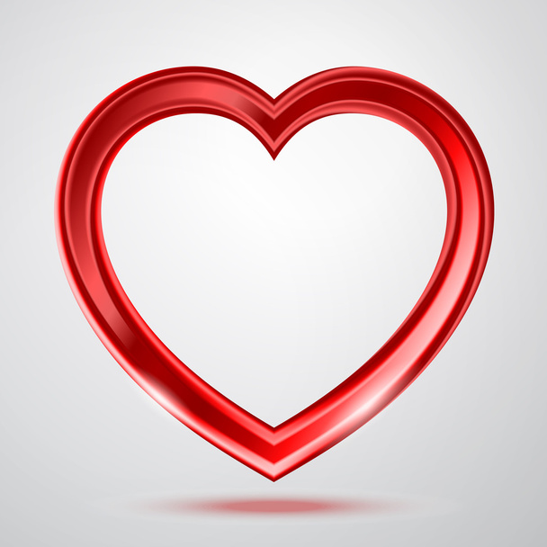 αφηρημένο σχήμα λαμπερά της καρδιάς - Διάνυσμα, εικόνα