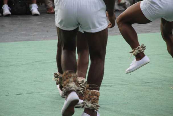 Jihoafrický tanec na pouličním festivalu - Fotografie, Obrázek