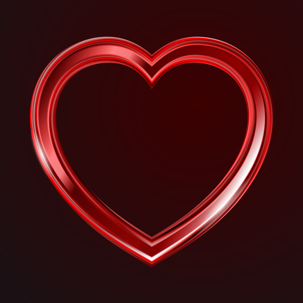 αφηρημένο σχήμα λαμπερά της καρδιάς - Διάνυσμα, εικόνα