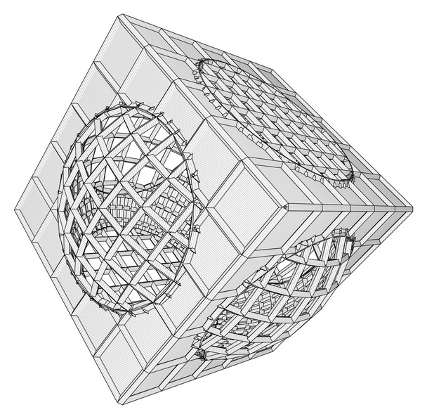 Клітка Box Куб Вектор
 - Вектор, зображення