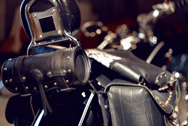 Close up photo of high power motorcycle part - Valokuva, kuva