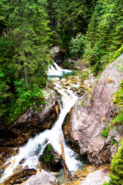 Waterfall Wodogrzmoty Mickiewicza in Tatra Mountains, Poland - Photo, Image