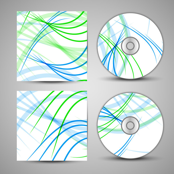 Vector cd cover set for your design - Vektor, kép