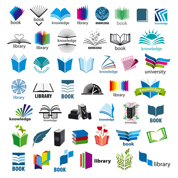 Biggest collection of vector logos books - Vector, Image