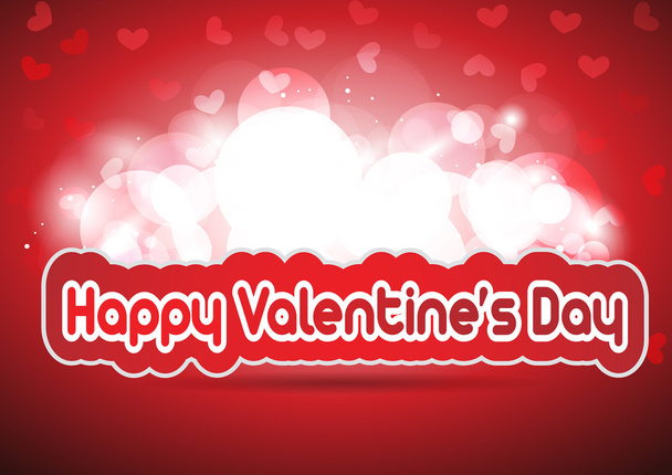 Abstract Vector Heart for Valentines Day Background - Διάνυσμα, εικόνα