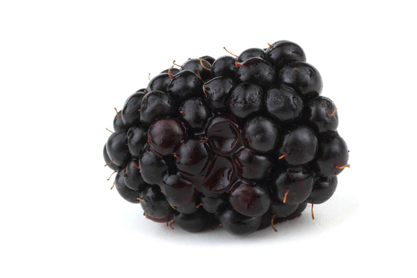 fresh blackberry harvest. Close up. - Foto, Imagen
