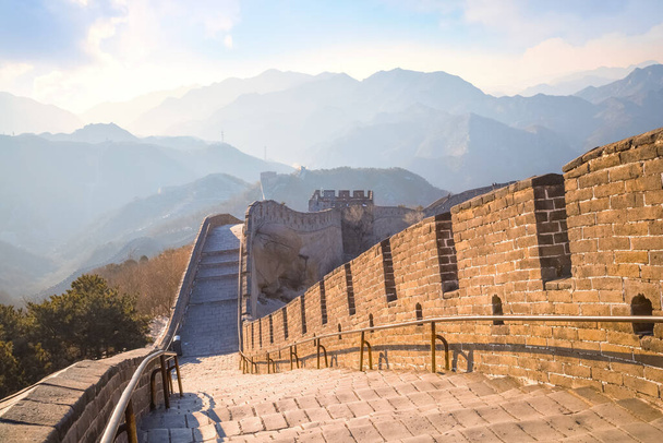 La Grande Muraglia Cinese nel sito di Badaling a Pechino, Cina - Foto, immagini