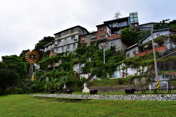 Taipei, Tajvan - Kincses Hill Artist Village Gongguan területén a Zhongzheng kerület - Fotó, kép