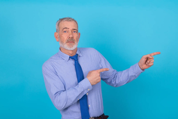 adult businessman isolated on color background - Photo, Image