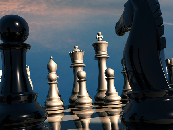 Chess battle - Photo, Image