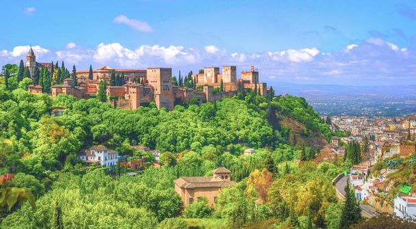 Palazzo Alhambra, Granada, Andalusia, Spagna. - Foto, immagini