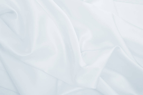 Smooth elegant grey silk or satin luxury cloth can use as wedding background. Luxurious background design   - Фото, зображення