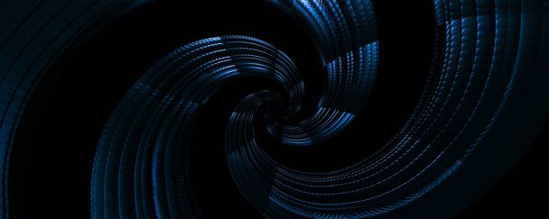 3d resumo twirl azul fundo
 - Foto, Imagem