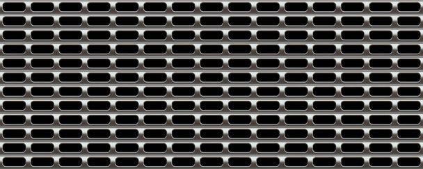 3d matériau simple grille métallique texture fond - Photo, image