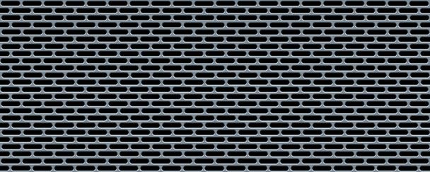 Matériau 3d grille grille chromée texture fond - Photo, image