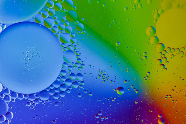 Close up view of the water buble background  Using macro  technique - 写真・画像