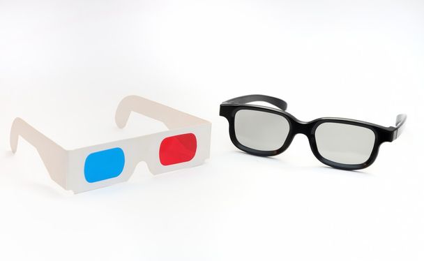 anaglif i spolaryzowane okulary 3d - Zdjęcie, obraz