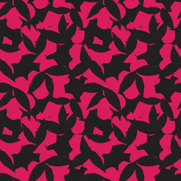 Фіолетовий тропічний листя ботанічний фон без вітрила підходить для модних відбитків, графіки, фону та ремесел. - Вектор, зображення