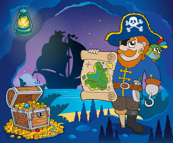 Pirate cove theme image 4 - Vector, afbeelding