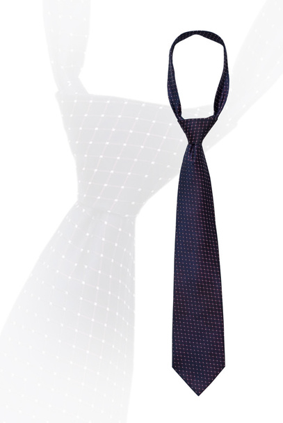 vázané mans kravatu na bílém pozadí - Fotografie, Obrázek
