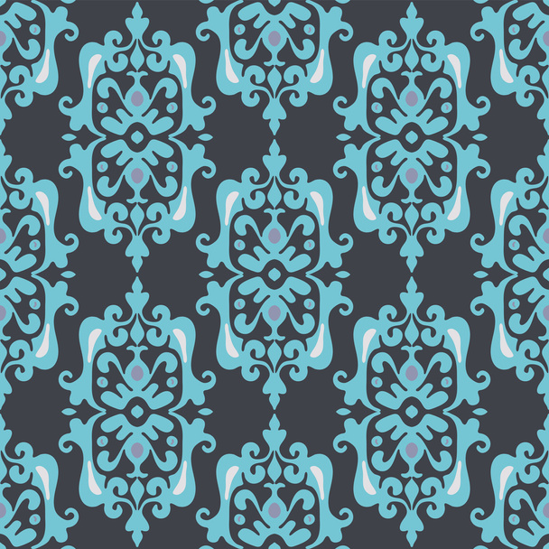Damask seamless vector pattern - Διάνυσμα, εικόνα