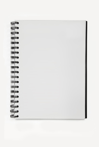 Papel cuaderno espiral sin fondo aislado
. - Foto, imagen