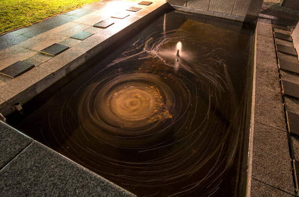Whirlpool long exposure at night - Photo, Image