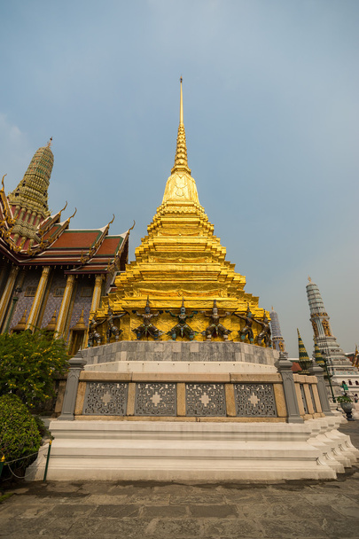Golden pagoda at Wat Phra Kaew - Photo, image