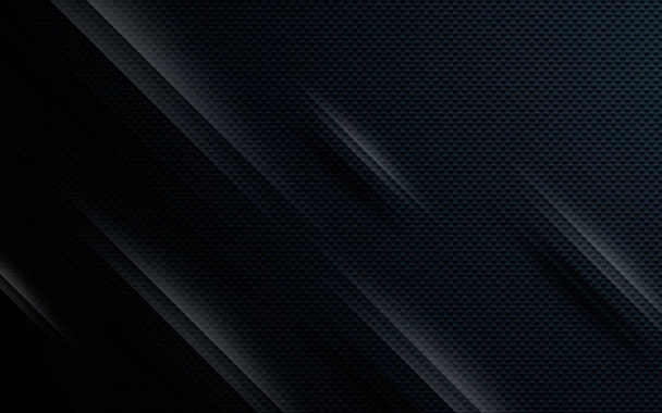 Zwarte abstracte textuur geometrische achtergrond. Modern vormconcept. - Vector, afbeelding