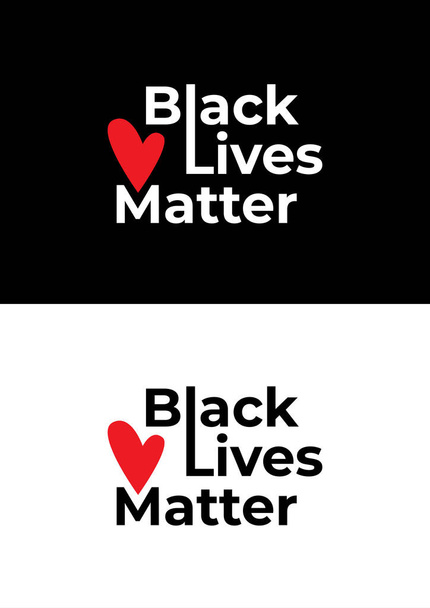 Koncepcje logo dla Black Lives Matter - Wektor, obraz