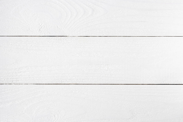 White painted old wood texture closeup - Foto, afbeelding