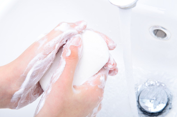 Washing of hands - Foto, Bild