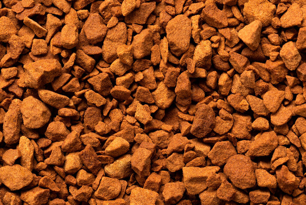 Background detail of dry instant coffee. - Foto, imagen