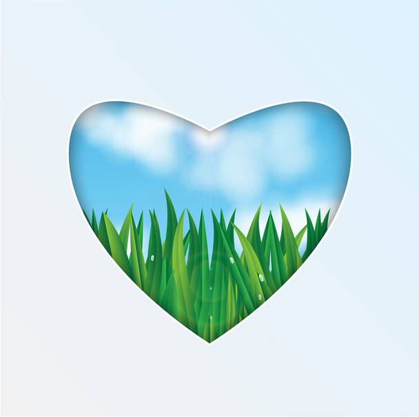 Естественный background.eco background.green трава с каплями росы на
 - Вектор,изображение