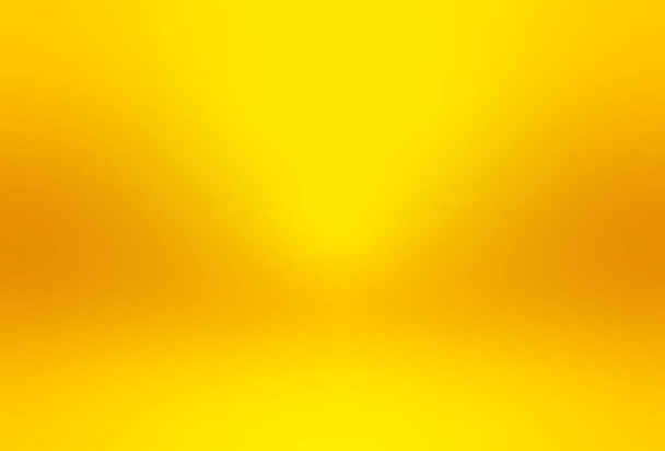 Orange, gold, gelb leerer Raum Studiogradienten für Hintergrund verwendet, Template-Attrappe für die Anzeige von Produkt, Business-Hintergrund - Vektor-Hintergrund - Vektor, Bild