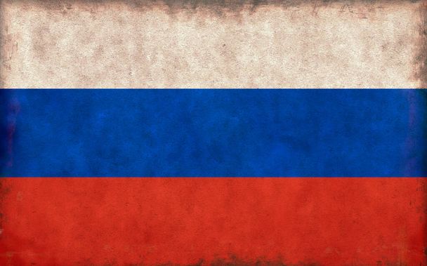 Grunge country flag illustration / Russia - Photo, Image