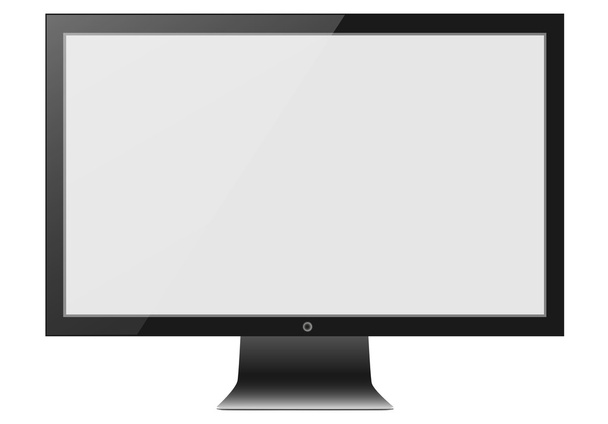 Modern Desktop Computer - Vector, Image