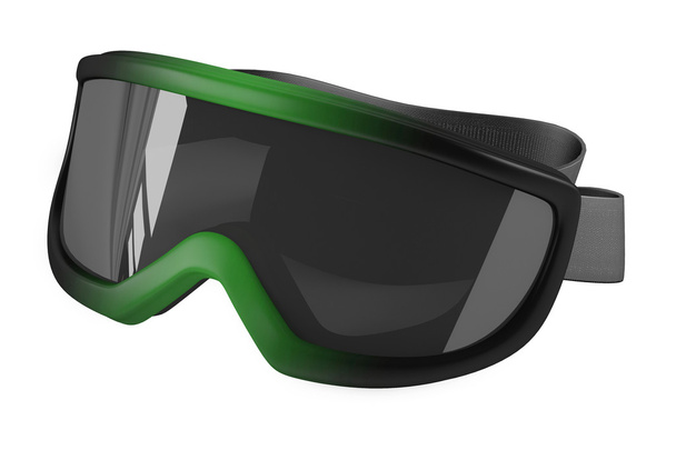 Óculos de esqui de snowboard máscara isolada
 - Foto, Imagem