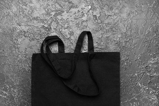 Eco bag on grey background - Foto, Bild