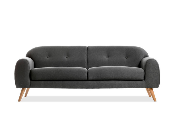 Modern sofa on white background - Valokuva, kuva