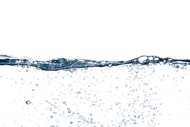Підводні бульбашки ізольовані на білому тлі
 - Фото, зображення