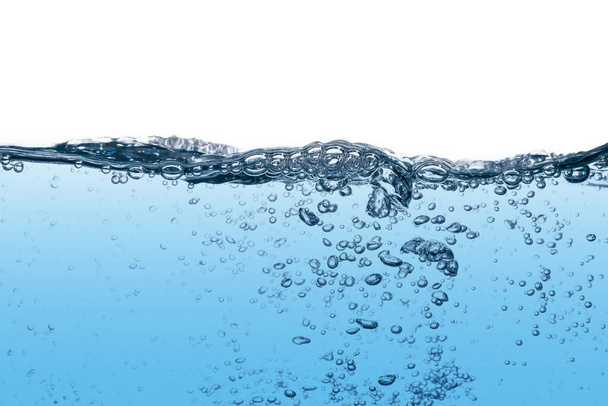 Підводні бульбашки ізольовані на білому тлі
 - Фото, зображення
