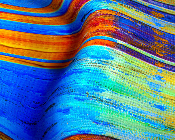 Abstract  background, wave,  texture -  digital art painting - Fotoğraf, Görsel