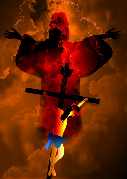 Jesucristo crucifixión y resurrección
 - Foto, imagen