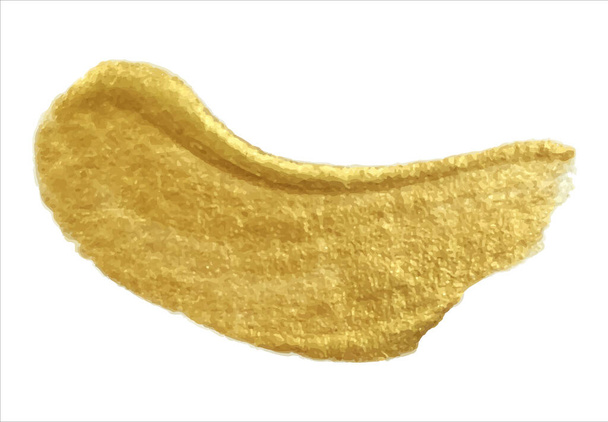 Coups de pinceau doré brillant - Vecteur, image