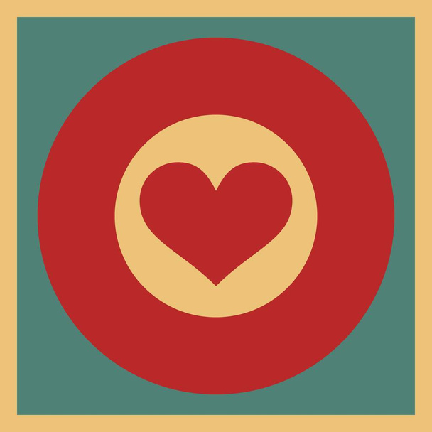  Heart icon for your project - Vektör, Görsel